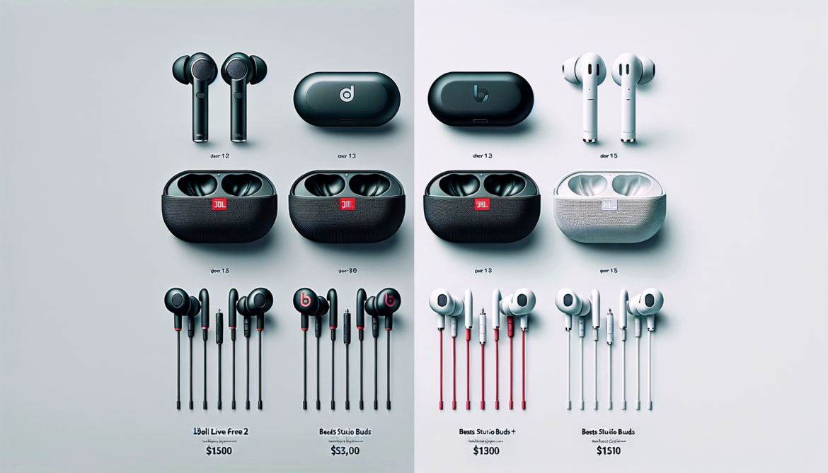 JBL Live Free 2 vs Beats Studio Buds: Los mejores TWS por menos de 150