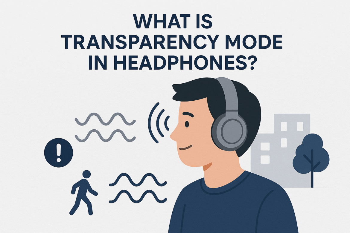 ¿Qué es el modo de transparencia en los auriculares?
