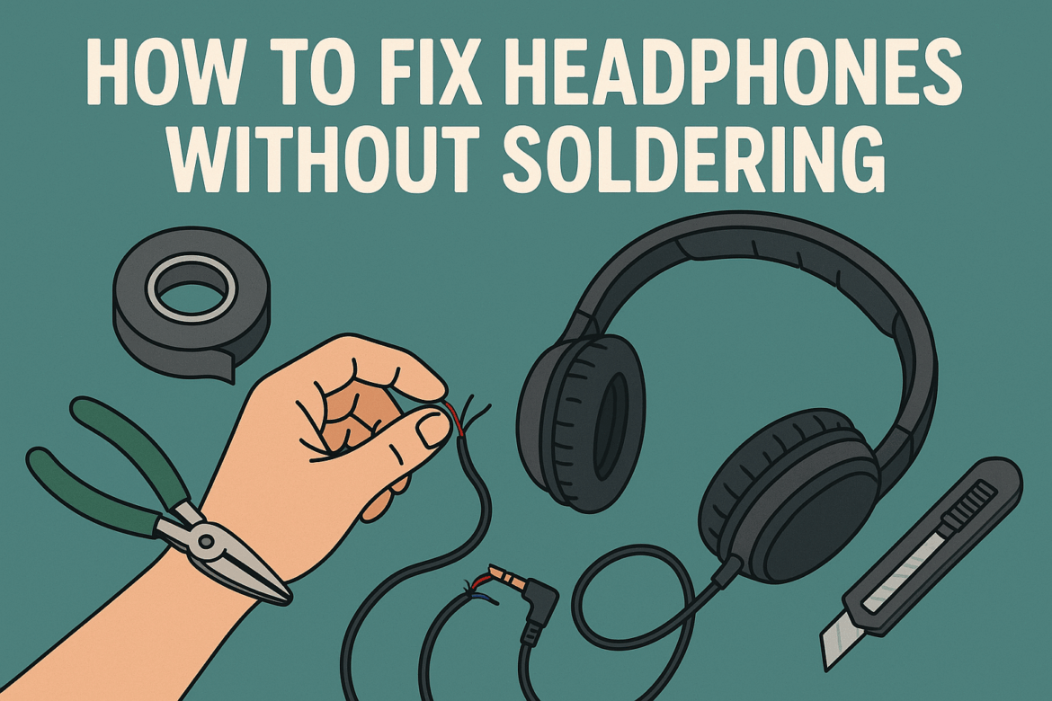 How_to_fix_headphones_without_soldering_